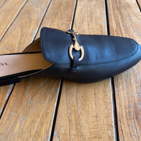 EUC Merona Women’s Black Mules Size 10 - Picture 11 of 16